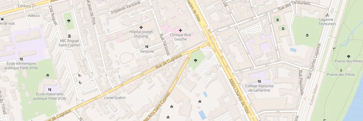 Plan du 133 Rue des Arcs Saint Cyprien à Toulouse