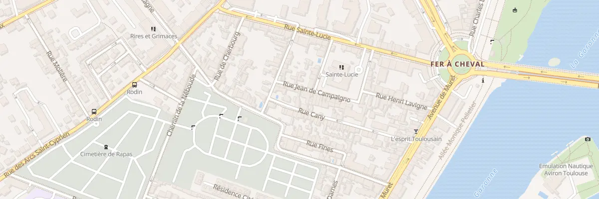 Plan du 34 Rue Cany à Toulouse