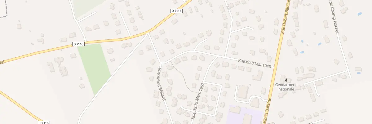 Plan du 5 Rue du Onze Novembre à Anet
