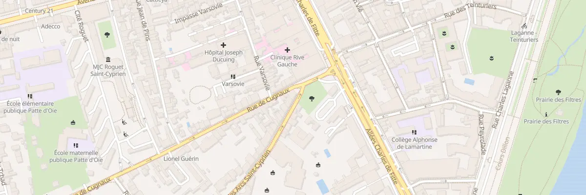 Plan du 135 Rue des Arcs Saint Cyprien à Toulouse