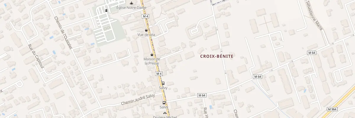 Plan du 442B Av de Fronton à Toulouse