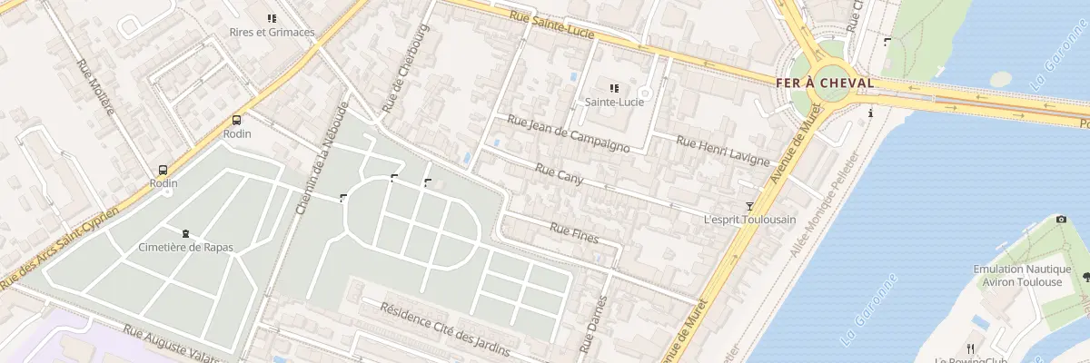 Plan du 47 Rue Cany à Toulouse