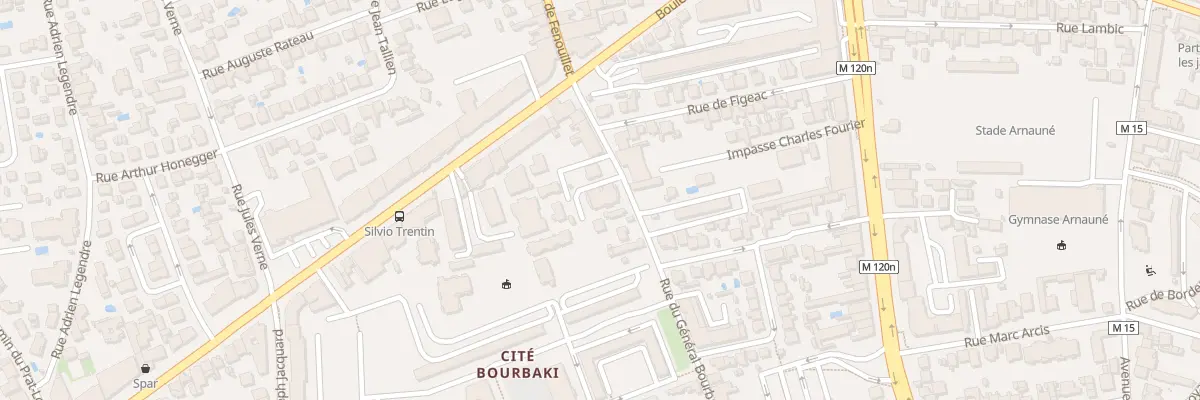 Plan du 129 Rue du Général Bourbaki à Toulouse