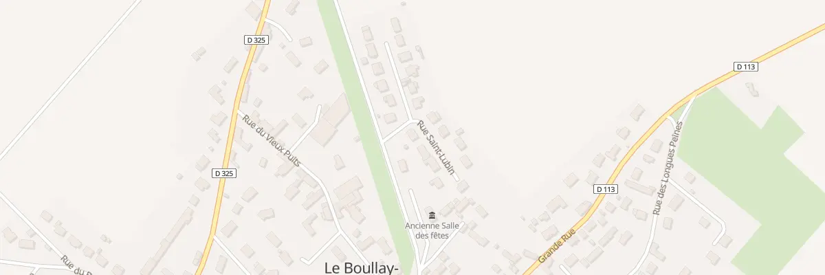 Plan du 1 Rue Saint Lubin au Boullay-Thierry