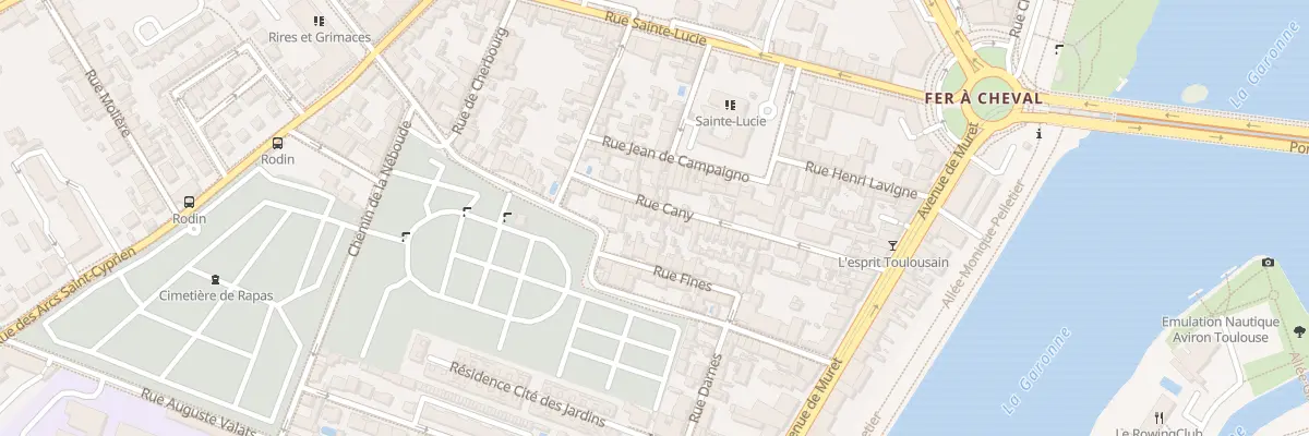 Plan du 45 Rue Cany à Toulouse