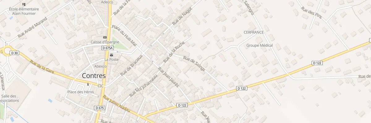 Plan du 11 Rue de Soings au Controis-en-Sologne