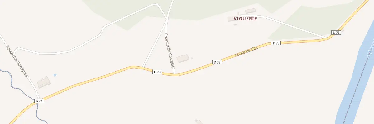 Plan du 1868 Rte de Cos à Mirabel