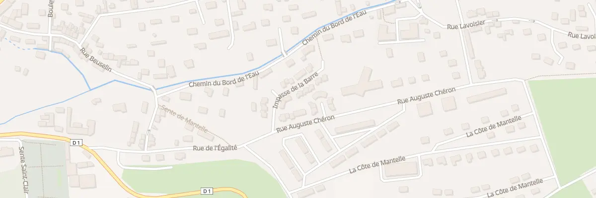Plan du 13 Imp de la Barre aux Andelys