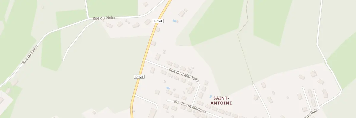 Plan du 5 Rue du 8 Mai 1945 à Royères