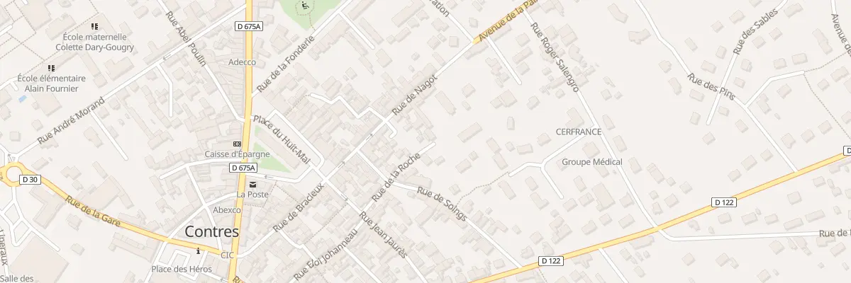 Plan du 12 Rue de Soings au Controis-en-Sologne