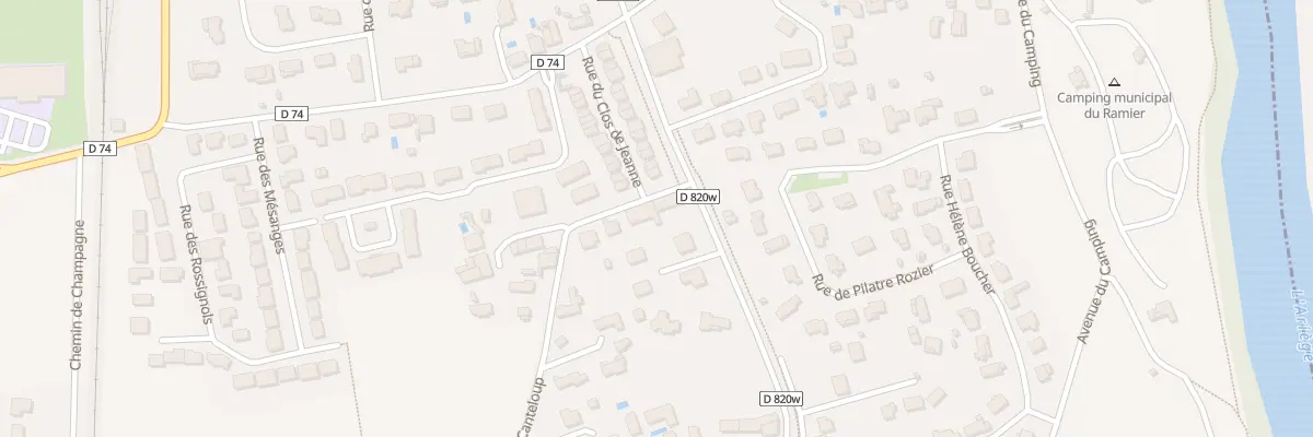 Plan du 31 Rue de Canteloup à Vernet