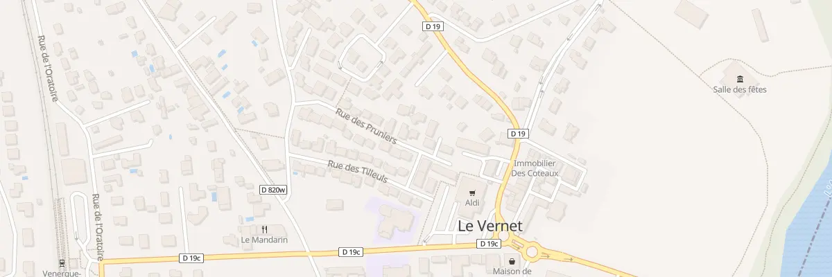 Plan du 23 Rue des Pruniers à Vernet