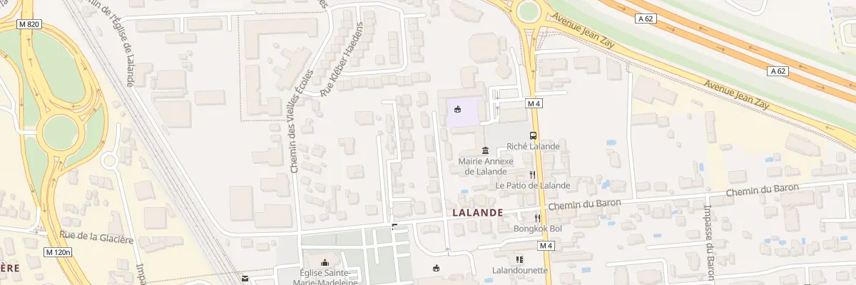 Plan du 14T Che de l’Eglise Lalande à Toulouse