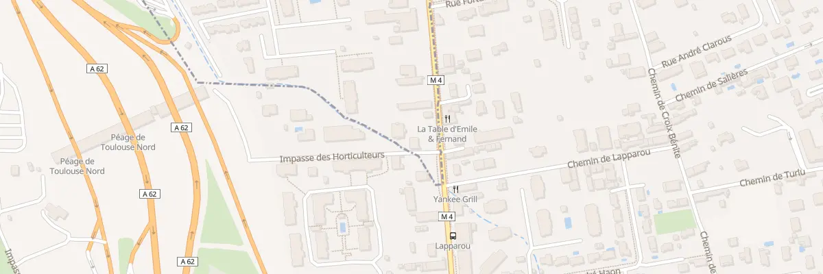Plan du 3 Rte de Fronton à Aucamville