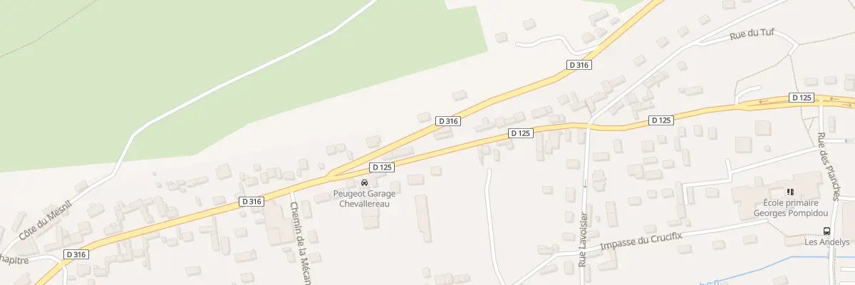 Plan du 26 Rue Henri Rémy aux Andelys