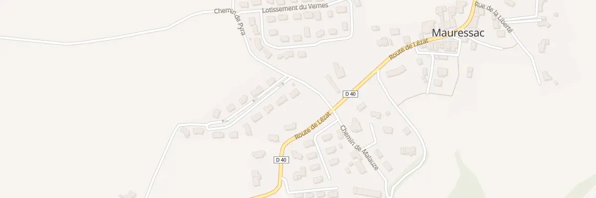 Plan du 38 Lot des Chênes à Mauressac