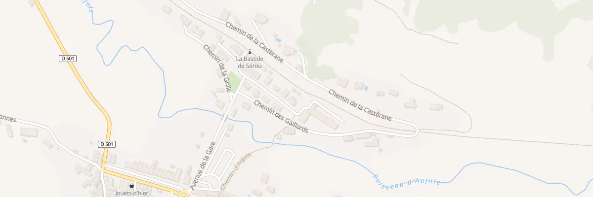 Plan du 7 Rue du 19 Mars 1962 à La Bastide-de-Sérou
