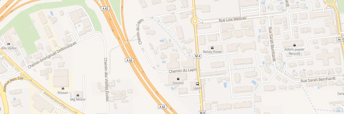 Plan du 281 Av de Fronton à Toulouse