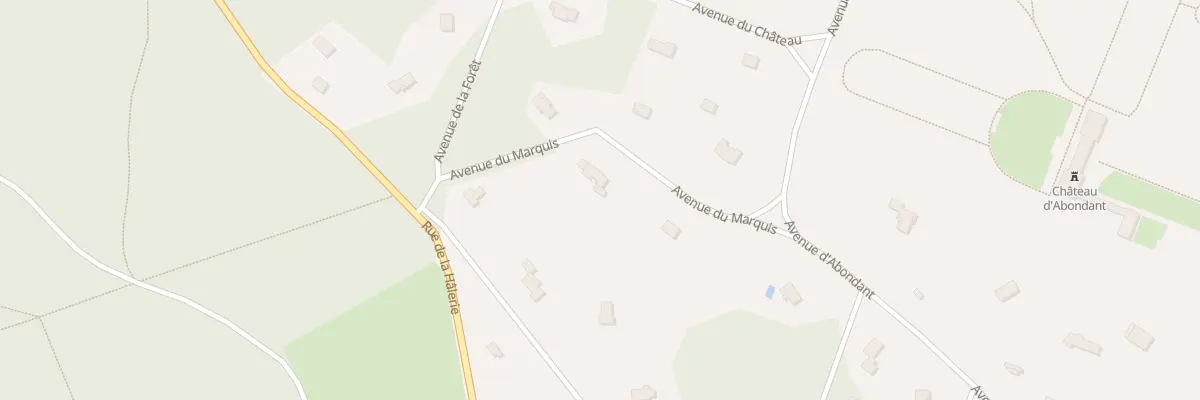 Plan du 13 Rue du Marquis à Abondant