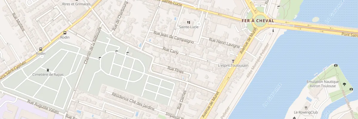 Plan du 33 Rue Cany à Toulouse