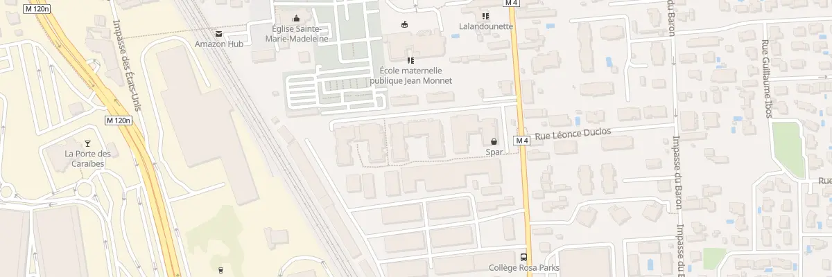 Plan du 203 Av de Fronton à Toulouse