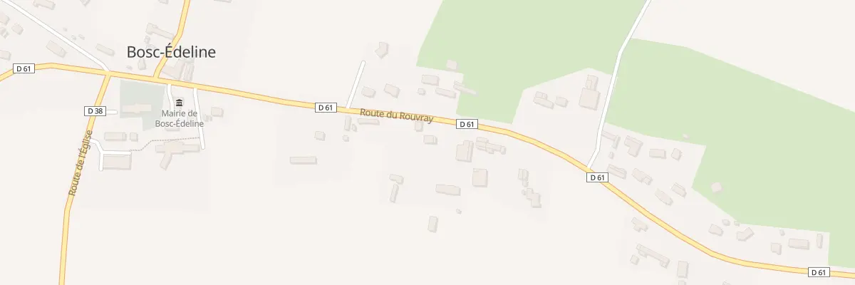 Plan du 302 Rte du Rouvray à Bosc-Édeline