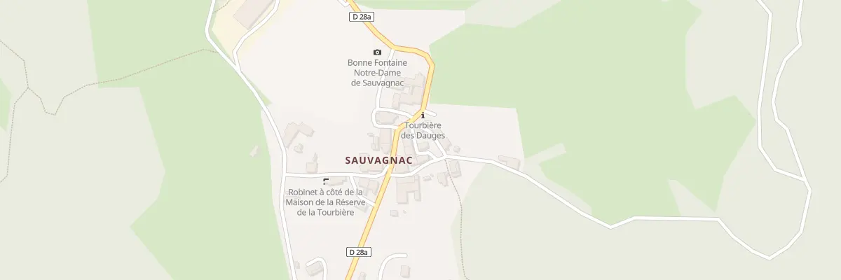 Plan du 5190 Sauvagnac à Saint-Léger-la-Montagne