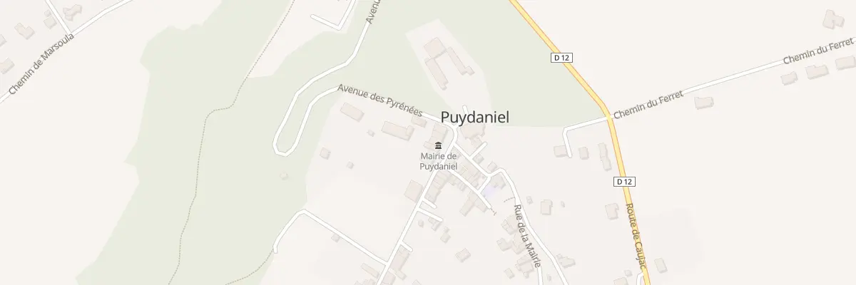 Plan du 10 Av des Pyrénées à Puydaniel