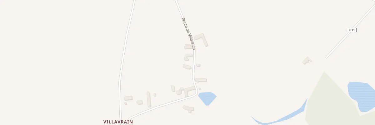 Plan du 6 Rte de Villavrain à Cheverny