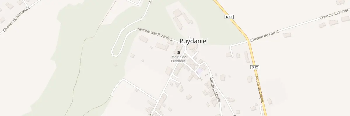 Plan du 14 Av des Pyrénées à Puydaniel