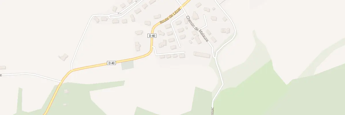 Plan du 43 Rte de Lézat à Mauressac