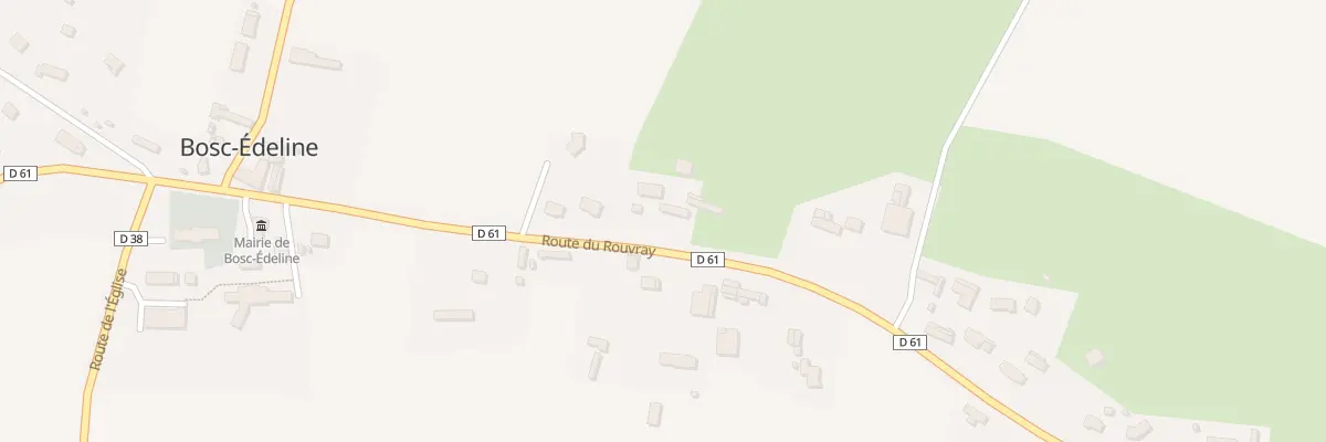 Plan du 315 Rte du Rouvray à Bosc-Édeline