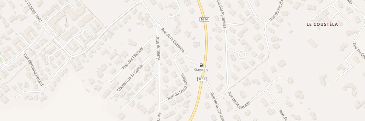 Plan du 12 Rue du Lembardeou à Gratentour