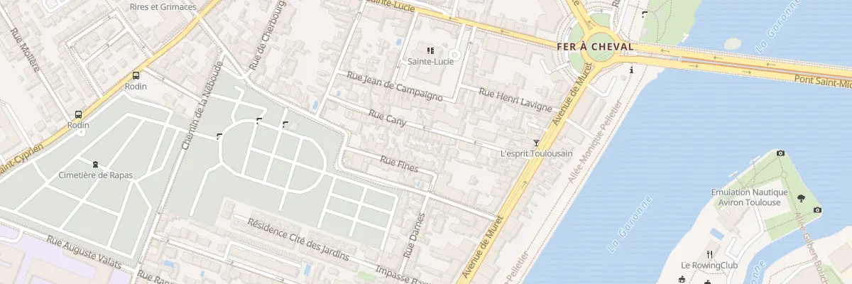 Plan du 25 Rue Cany à Toulouse
