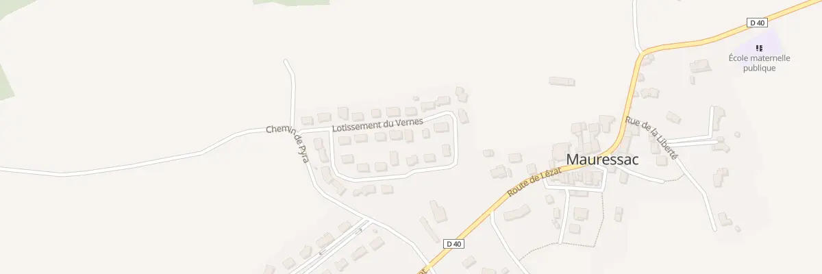 Plan du 10 Lot du Vernès à Mauressac