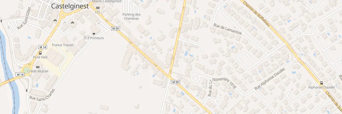 Plan du 28 Rue de la Teularie à Castelginest