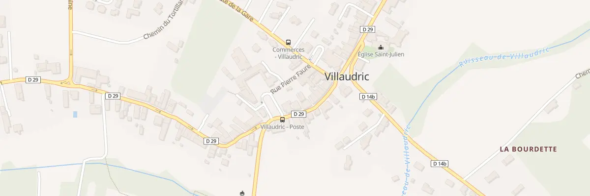 Plan du 1 Rue du Vingt Aout 1944 à Villaudric