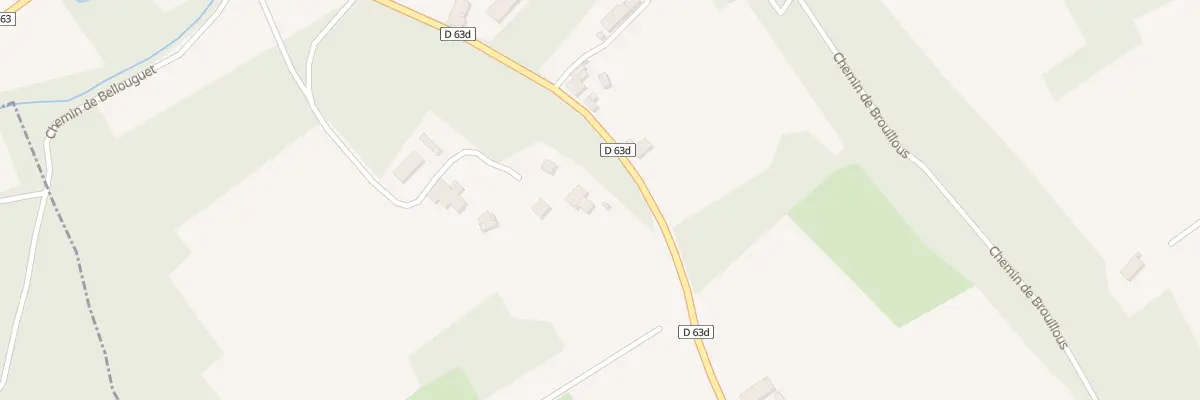 Plan du 193 Bellouguet à Villaudric