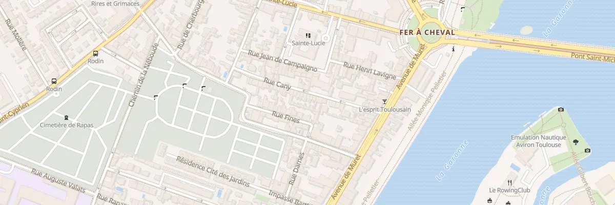 Plan du 23 Rue Cany à Toulouse