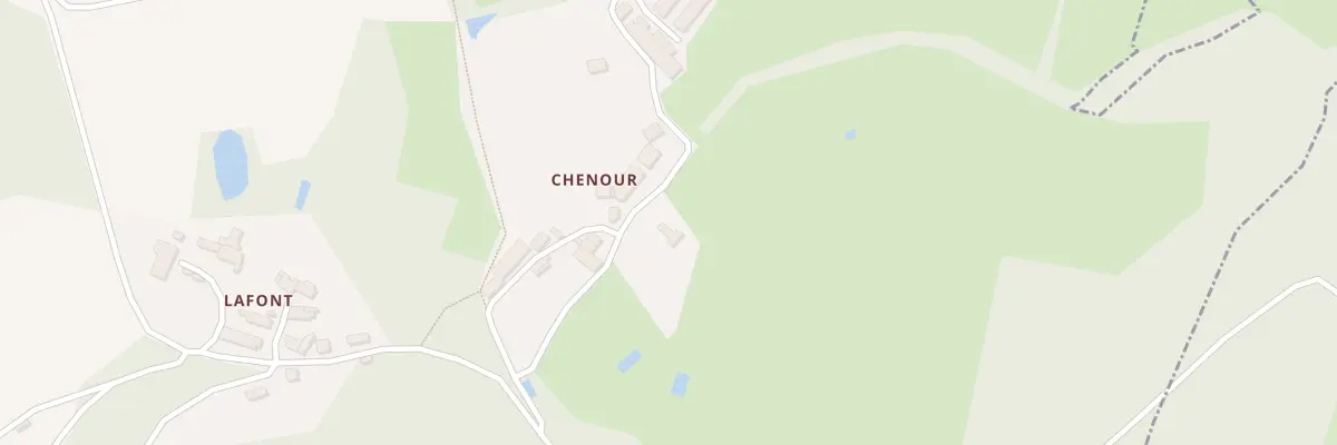 Plan du 5197 Chenour à Royères