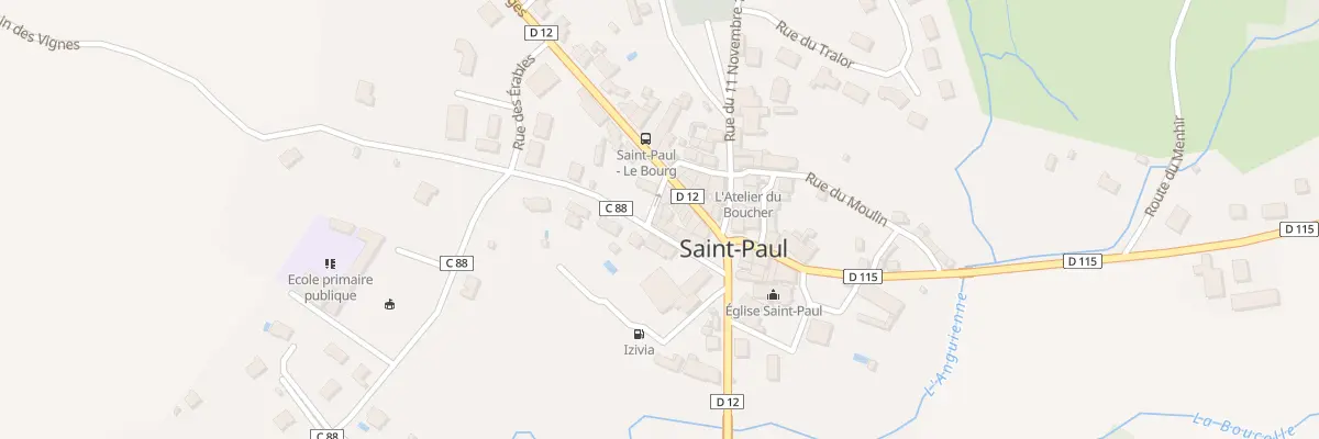Plan du 10 Rue des Écoles à Saint-Paul