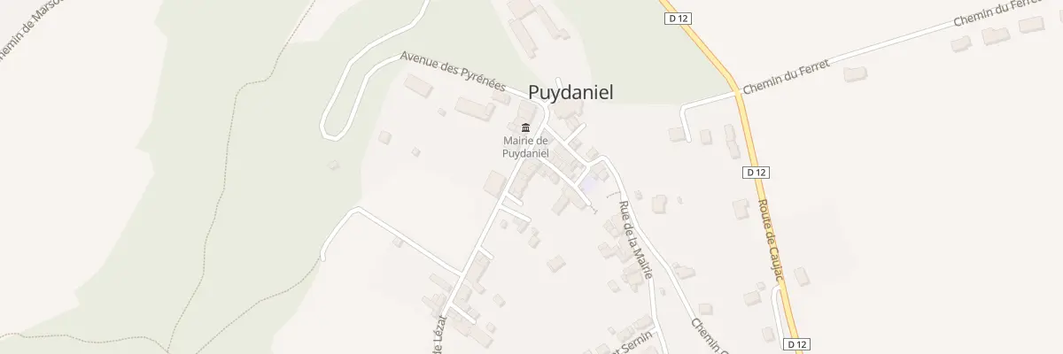 Plan du 7 Av des Pyrénées à Puydaniel
