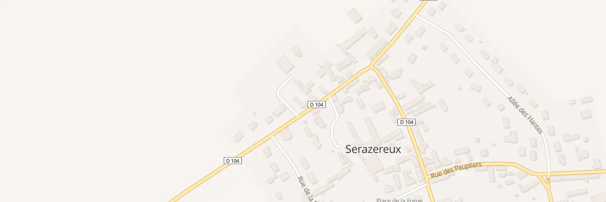 Plan du 18 Rue des Acacias à Serazereux