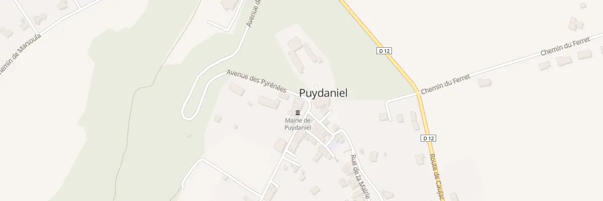 Plan du 4 Av des Pyrénées à Puydaniel