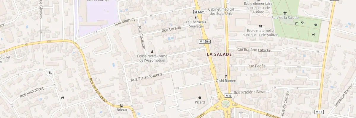 Plan du 9 Rue Sainte Mélanie à Toulouse