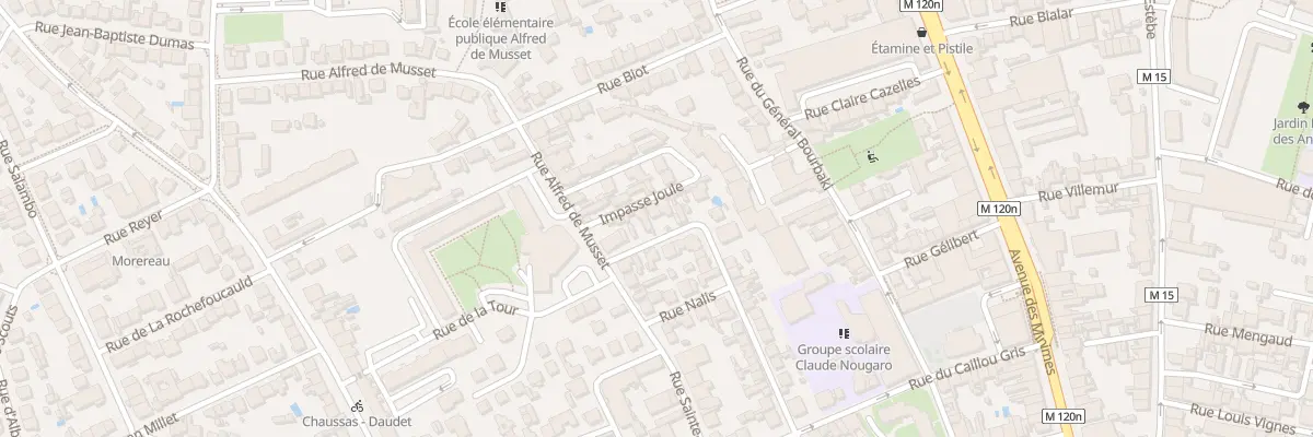 Plan du 42 Rue Honoré de Balzac à Toulouse
