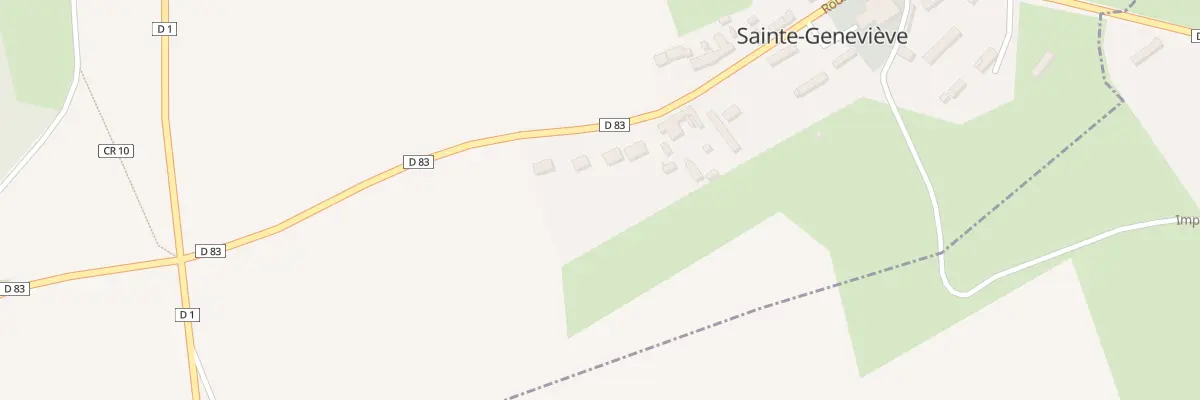 Plan du 5135 Le Bourg à Sainte-Geneviève