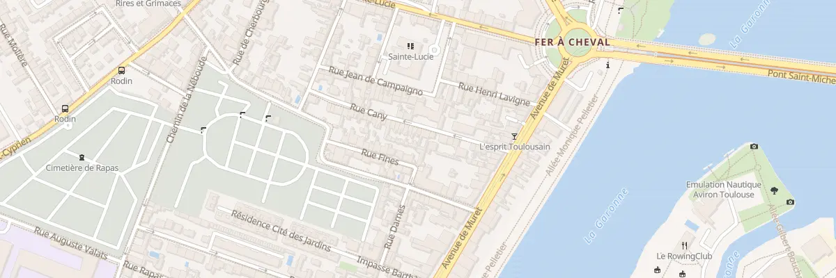 Plan du 19 Rue Cany à Toulouse