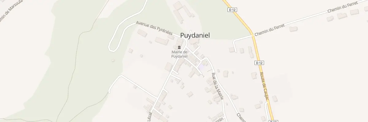 Plan du 3 Av des Pyrénées à Puydaniel
