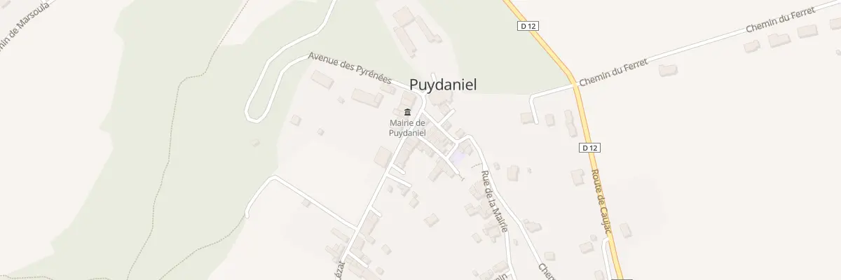 Plan du 2 Rue de la Poste à Puydaniel